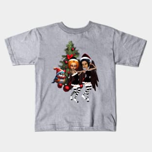Dancing for christmas. Kids T-Shirt